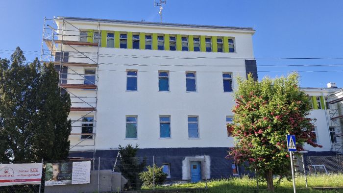 Trwają zaawansowane prace nad modernizacją szpitala w Nowogardzie 